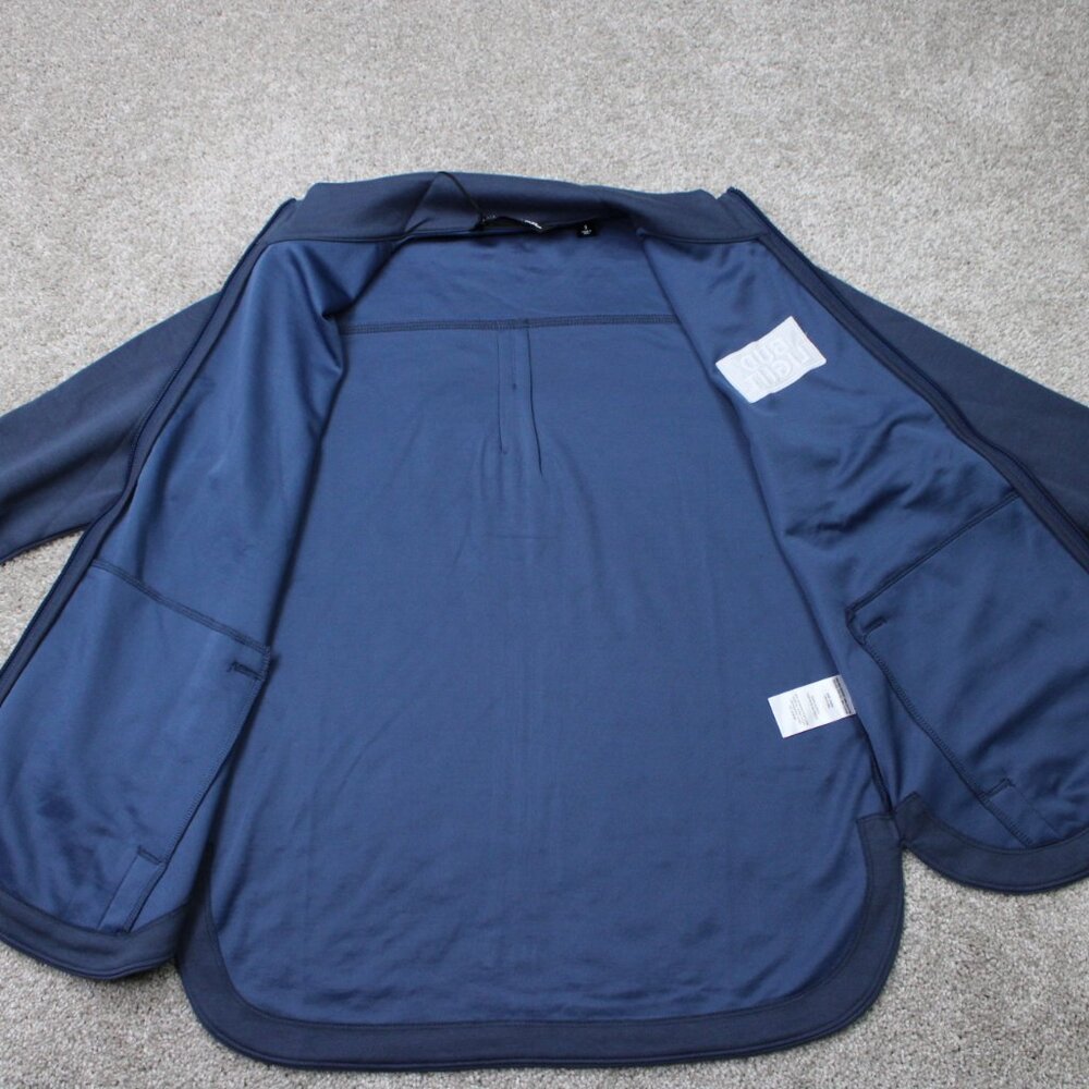 Travis Mathew Sweatshirt NWT Women Small Blue Coveside Full Zip Jacket Bud Light - Picture 10 of 16